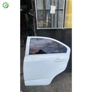 Chevrolet Aveo T300 Sedan Çıkma Sol Arka Kapı Beyaz Renk Orijinal