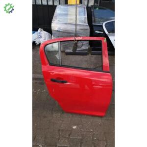 Opel Corsa D Çıkma Orijinal Sağ Arka Kapı Kırmızı Renk GM