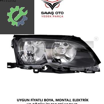 BMW 3 Serisi Sol Ön Far çıkma parça