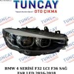 BMW 4 SERİSİ F32 F36 LCI SAĞ FAR 2016-2018 YEDEK PARÇA