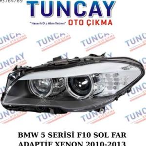 BMW 5 SERİSİ F10 SOL ADAPTİF XENON FAR 2010-2013 PARÇA