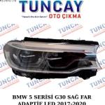 BMW 5 SERİSİ G30 SAĞ ADAPTİF LED FAR 2017-2020 YEDEK PARÇA