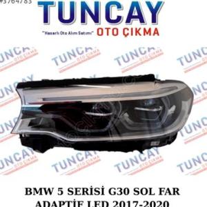 BMW 5 SERİSİ G30 SOL ADAPTİF LED FAR 2017-2020 YEDEK PARÇA