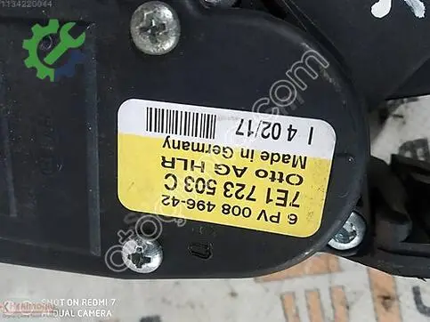BMW 5 Serisi Gaz Pedalı 7E1723503C çıkma parça