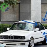 BMW 3 Serisi Orijinal Çıkma Kelebek Camı