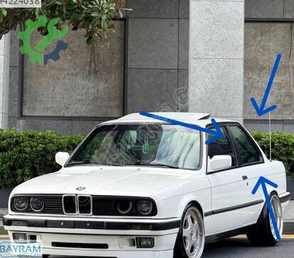 BMW 3 Serisi Kelebek Camı çıkma parça