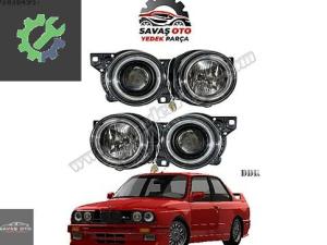 BMW E30 SAĞ SOL FAR TAKIM (KRİSTAL SİYAH) 1987-1991