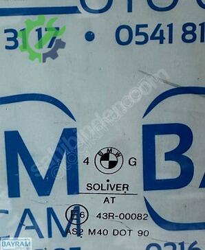 BMW 5 Serisi Sol Ön Kapı Camı çıkma parça