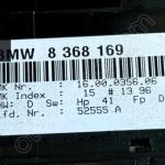 BMW E36 ÇIKMA KLİMA KONTROL PANELİ 8362767 8368169