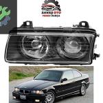 BMW E36 ÖN FAR SAĞ SOL SİYAH MERCEKLİ 1991+ ADET