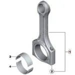 BMW E46 E87 E90 M47 ÇIKMA BİYEL KOLU 11240308859 0308859