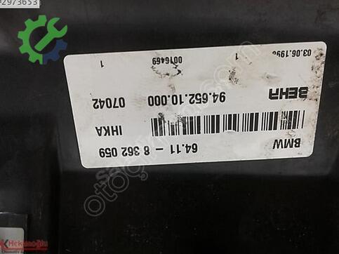BMW 3 Serisi çıkma parça