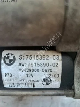 BMW 3 Serisi Marş Motoru 7515392 çıkma parça
