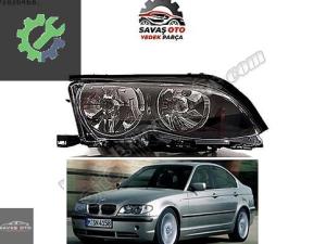 BMW E46 ÖN FAR SAĞ SOL SEDAN SİYAH / ADET FİYAT