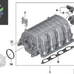 BMW E60 E65 N62 ÇIKMA EMME MANİFOLD AYAR MOTORU 11617505805