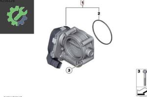 BMW E60 E65 N62 ÇIKMA GAZ KELEBEĞİ 13547506627 7506627