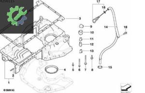 BMW E60 E65 N62 ÇIKMA KARTER 11137589687 7589687