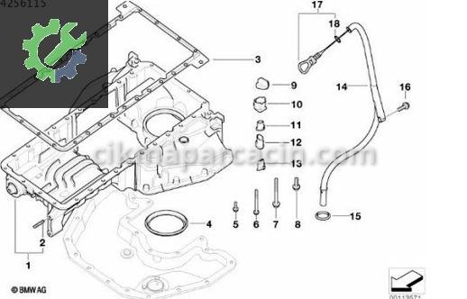 BMW 5 Serisi Karter çıkma parça