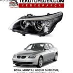 BMW E60 LCI ÖN FAR BI-XENON SAĞ SOL 2007 2008 2009 KAMPANYA