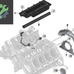 BMW E60 N62 ÇIKMA MOTOR KAPAĞI 11117507391 7507391