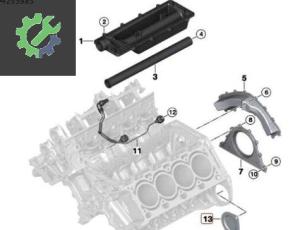 BMW E60 N62 ÇIKMA MOTOR KAPAĞI 11117507391 7507391