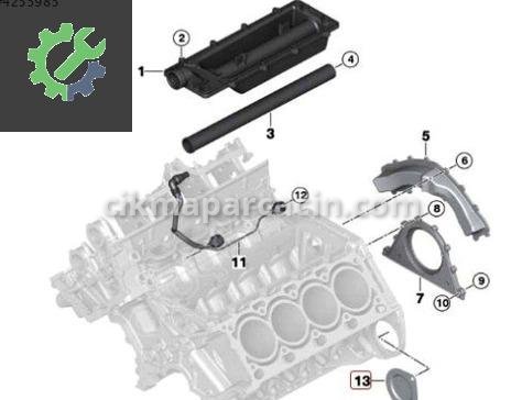 BMW 3 Serisi Motor Kapağı çıkma parça