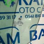 BMW 5 Serisi Sol Ön Kapı Camı Çıkma