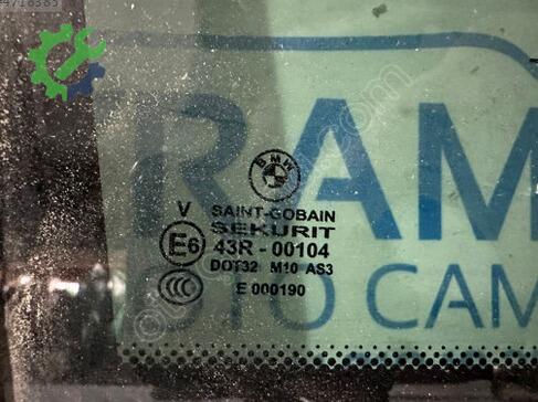 BMW X3 Sol Arka Kelebek Camı çıkma parça