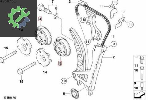 BMW 3 Serisi Eksantrik Dişlisi çıkma parça