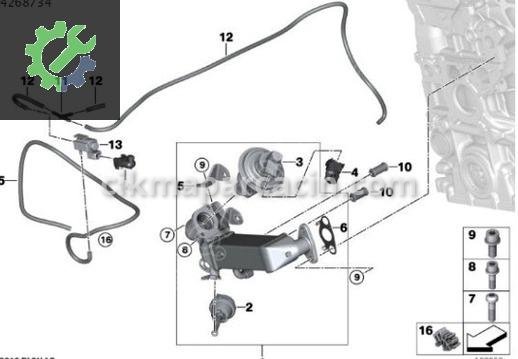 BMW 3 Serisi EGR Valfi çıkma parça