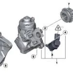 BMW E87 E90 N47 177 LİK ÇIKMA YAKIT POMPASI 13518577643 8577643