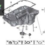BMW E87 E90 N47 177LİK ÇIKMA YAĞ KARTERİ 11138510206 8510206