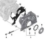 BMW E87 E90 N47 177LİK ÇIKMA ZİNCİR KAPAĞI 11147807755 7807755