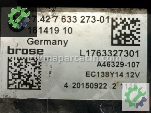 BMW 5 Serisi Fan Çerçevesi 7633273 çıkma parça