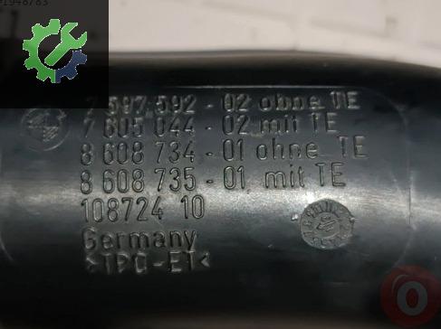BMW 5 Serisi İntercooler Hortumu 7605044 çıkma parça