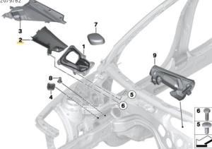 BMW F20 F30 ÇIKMA KAPUT ALTI KAPAK 9297729