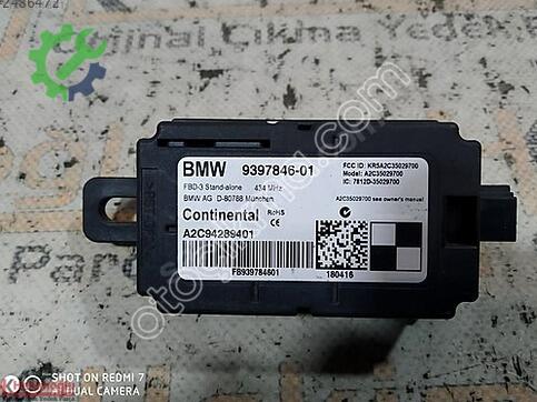 BMW 3 Serisi 9397846 çıkma parça