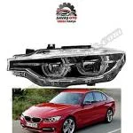 BMW F30 LCI ÖN FAR SAĞ SOL LEDLİ XENONLU SİYAH DETAY 2015-2018