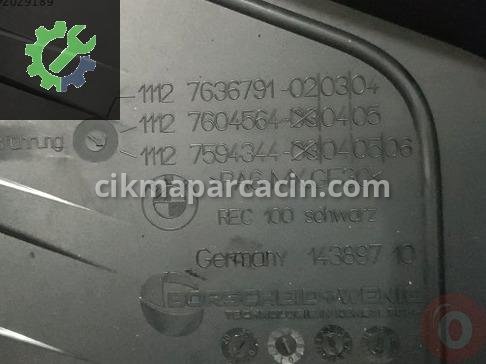 BMW 6 Serisi Motor Kapağı 7604564 çıkma parça