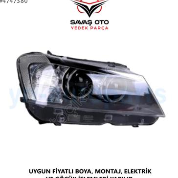 BMW X3 Sol Ön Far çıkma parça
