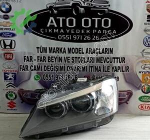 BMW X3 2008-2023 Çıkma Far Sol