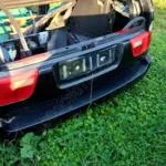 BMW X5 02/07 MODEL BAĞAJ KAPAĞI VE ARKA TAMPON SİYAH RENK