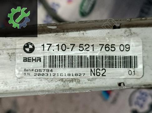 BMW X5 Turbo Radyatörü 7521765 çıkma parça