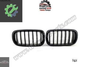 BMW X5 X6 F15 F16 ÖN PANJUR IZGARA MAT SİYAH 2014+