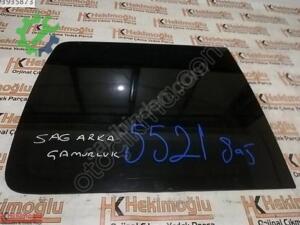 CADDY SAĞ ARKA CAMI ÇAMURLUK ÜSTÜ ORJİNAL ÇIKMA