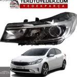 CERATO ÖN FAR SAĞ SOL LEDSİZ TİP MERCEKLİ 2015 2016 2017 2018