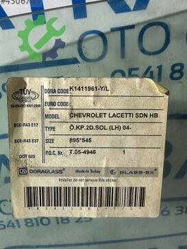 Chevrolet Lacetti Sol Ön Kapı Camı çıkma parça