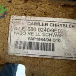 Çıkma Chrysler Voyager Taban Halısı