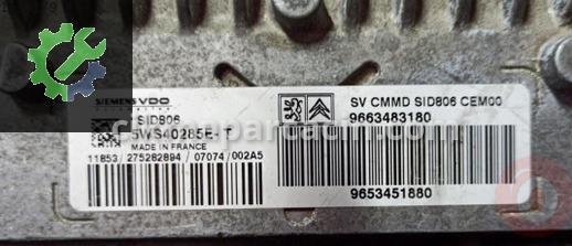 Citroen Saxo Motor Beyni 9653451880 çıkma parça