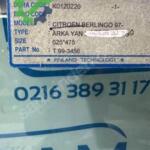 Çıkma Citroen Berlingo Sağ Yan Cam